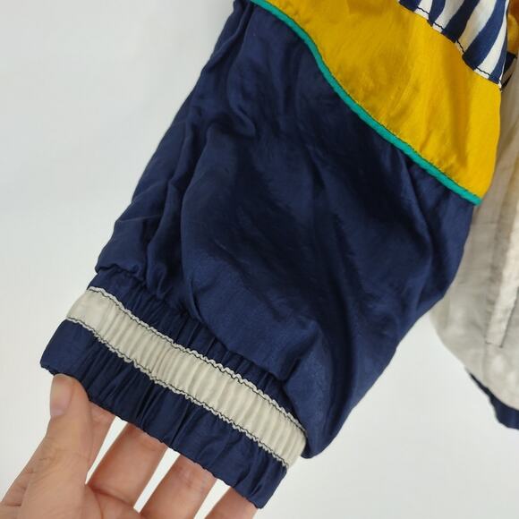 La Costa Spa Los Angeles Vintage Color Block Windbreaker Size Medium - Picture 6 of 7